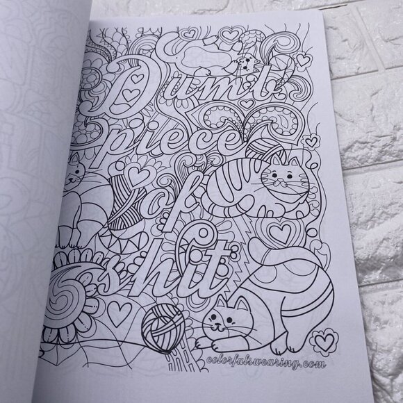 50 Shades Of Bullsht: Hilarious & Bold Adult Coloring Book For Relaxation - Picture 4 of 10